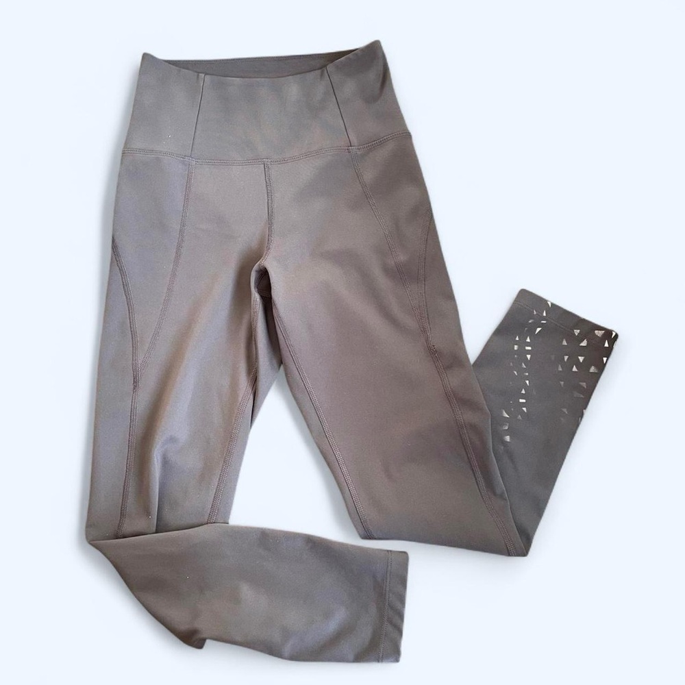 Girlfriend Collective Blue Gray Leggings